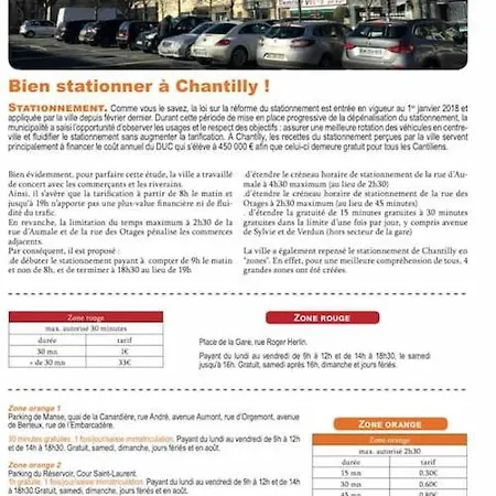 Duplex A Centre * Chantilly